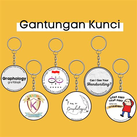 Gantungan kunci Grafologi Indonesia - Akses Grafologi