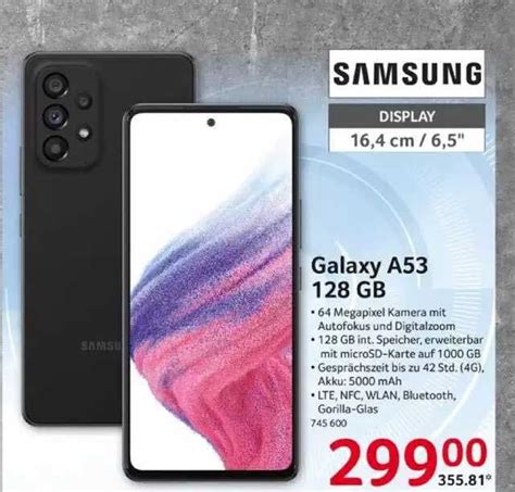 Samsung Galaxy A53 128gb Angebot Bei Selgros 1prospekte De