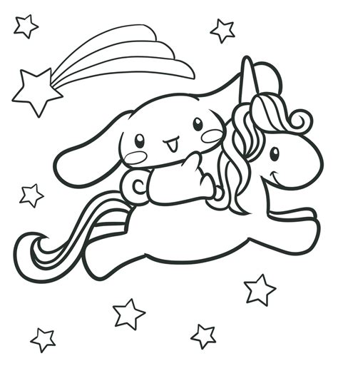 Cinnamoroll Coloring Pages