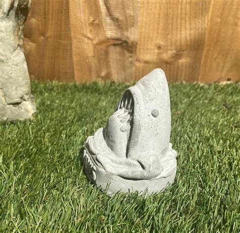 Jaws Concrete Garden Decoration Home Decor Paperweight Etsy