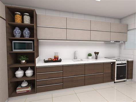 Cozinha bege 65 decorações para te inspirar Dicas Decor Kitchen