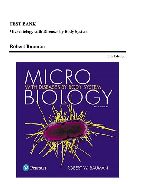 Solution Test Bank Microbiology With Diseases By Body System 5e Bauman