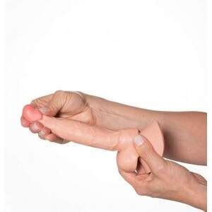 Pênis de Borracha Realístico Dildo Consolo Lolla Sex Shop