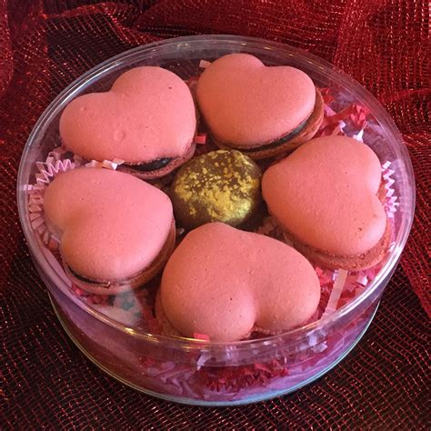 Valentine Heart Macarons Amphora Bakery