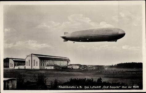 Ak Friedrichshafen am Bodensee Luftschiff LZ 127 Graf Zeppelin über