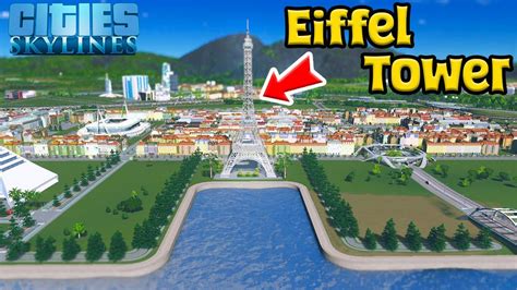 নিজের হাতে Eiffel Tower বানালাম আমার শহরে😱cities Skylines Gameplay Part