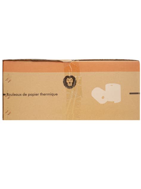 Lion Paper Roll Bobine Thermique 80 80 12 Carton De 50 Rouleaux