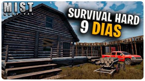 SOBREVIVÊNCIA HARD 9 DIAS CONSTRUINDO A MAIOR CABANA DE MIST SURVIVAL