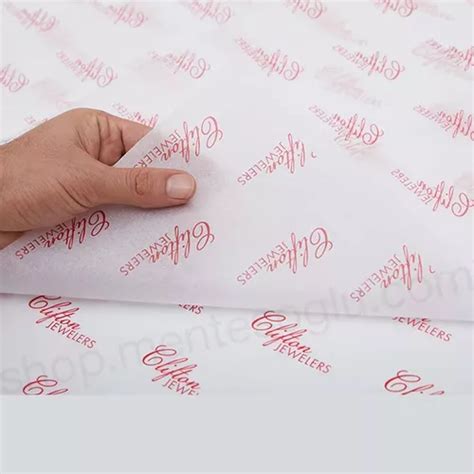 Papel Seda Logo Empresa Personalizado X Folhas