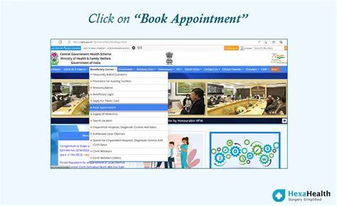 How To Book Online Appointment In Cghs Dispensary