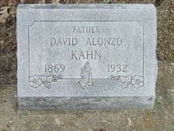 David Alonzo Lon Kahn 1869 1932 Mémorial Find a Grave