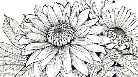 Jolis Coloriages De Fleurs Pour Adultes