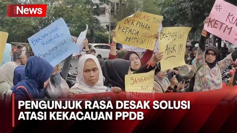 Tuntut Kisruh Ppdb Dibenahi Orang Tua Siswa Di Bandung Geruduk Gedung