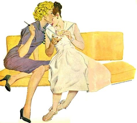 Austin Briggs Lesbian Art Vintage Lesbian Retro Art