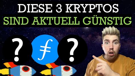 DIESE 3 ALTCOINS sind aktuell GÜNSTIG DICKE Gewinne möglich YouTube