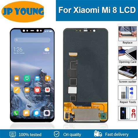 6 21 AMOLED Display For Xiaomi Mi 8 Mi8 LCD Touch Screen Replacement