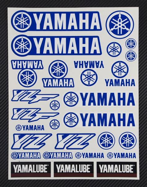 Yamaha Yzf Universal Logo Decals Kit Moto Sticker