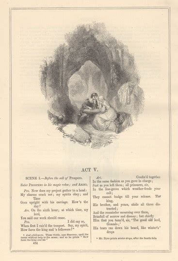 Ferdinand And Miranda Playing Chess Victorian Illustrated Shakespeare