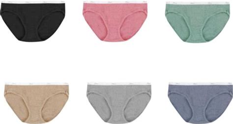 Hanes Womens Ribbed Cotton Hipster Underwear 6 Pack Ebay