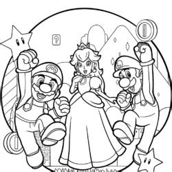 Mario Para Colorir 30 Desenhos Desenhar Desafie Seu Paladar O