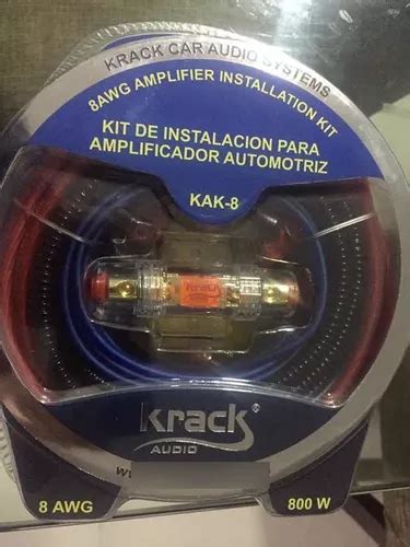 Kit Para Instalación Calibre 8 Excelente Calidad Krack