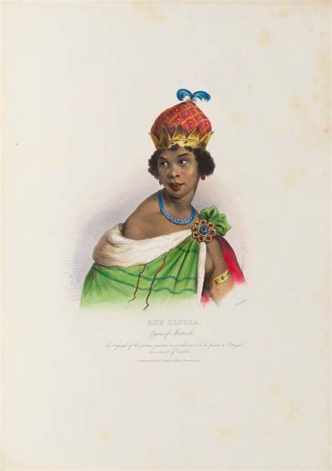 NPG D34632; Queen Nzinga Mbande (Anna de Sousa Nzinga) - Portrait ...