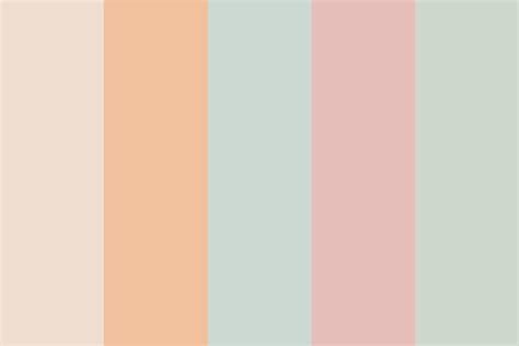 soft pastel aesthetic colors Color Palette