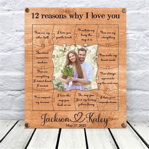 Amazon Certykllp Personalized Reasons Why I Love You Puzzle