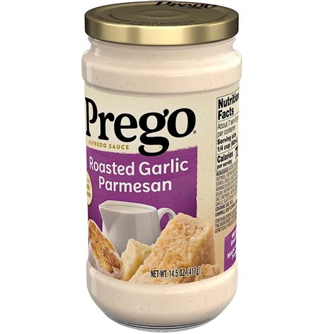 Buy Prego Alfredo Sauce With Roasted Garlic And Parmesan Cheese 14 5