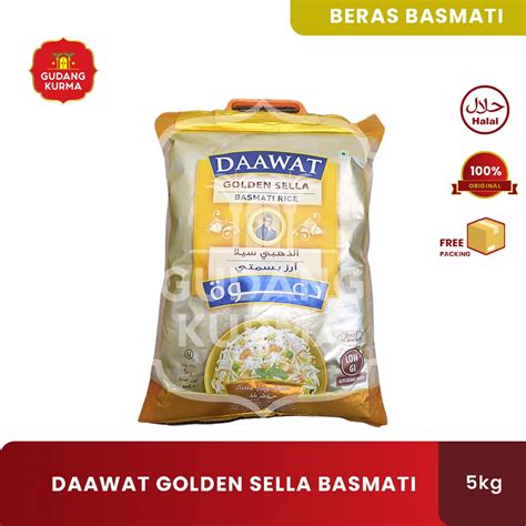 Jual Beras Daawat Basmati 5kg Sella Rice Premium Shopee Indonesia