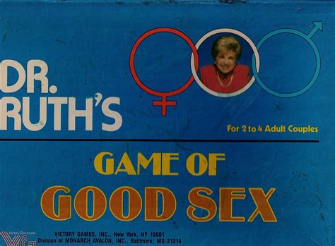 Dr Ruths Game Of Good Sex Victory Games Gen Interest Games No