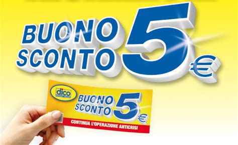 Dico Buono Sconto Di 5 Euro Coupon Spesa