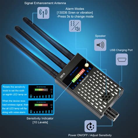 Anti Spy RF CDMA Signal Finder C Mera Sem Fio Eavesdropping GSM Bug GPS