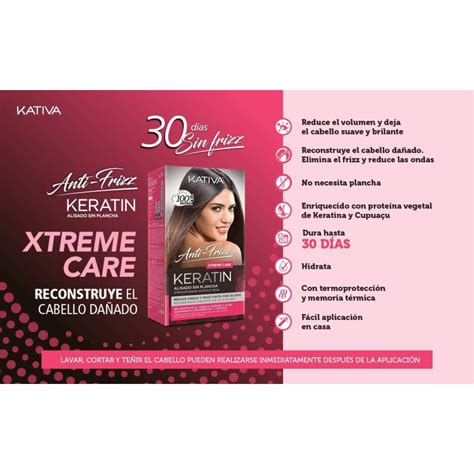 Kativa Alisado Anti Frizz Sin Plancha Extreme Care Inicio Tricoval