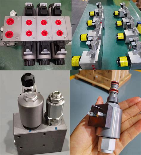 Industrial Hydraulic Solenoid Valve Two Position Six Way 12v 24v Dc For Sale Hydraulic