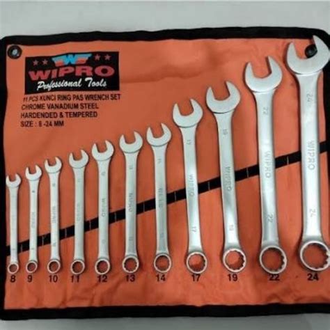 Jual Wipro Kunci Ringpas Set Pcs Mm Ring Pas Kombinasi Wrench