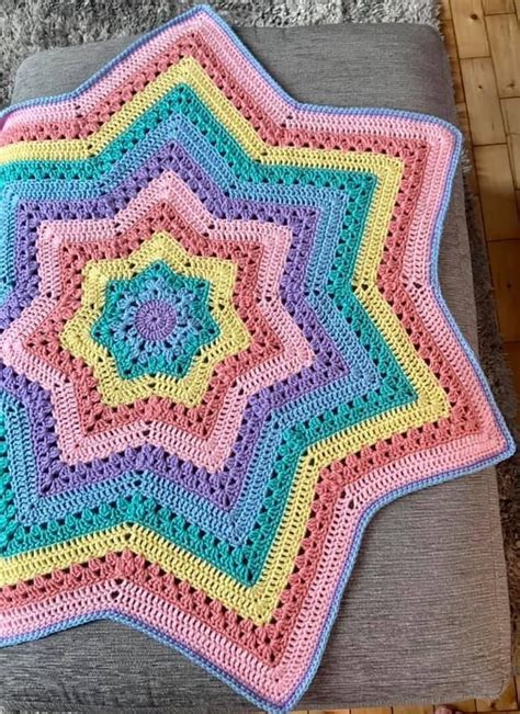 Crochet Star Blankets Inspiration And Patterns Artofit