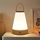 Rechargeable Bedside Table Lamp Touch Sensor Portable Lantern With