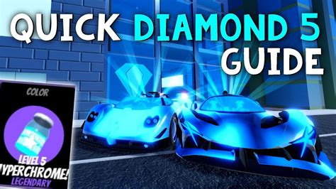 HOW TO GET DIAMOND HYPERCHROME LEVEL 5 EASILY In Roblox Jailbreak YouTube