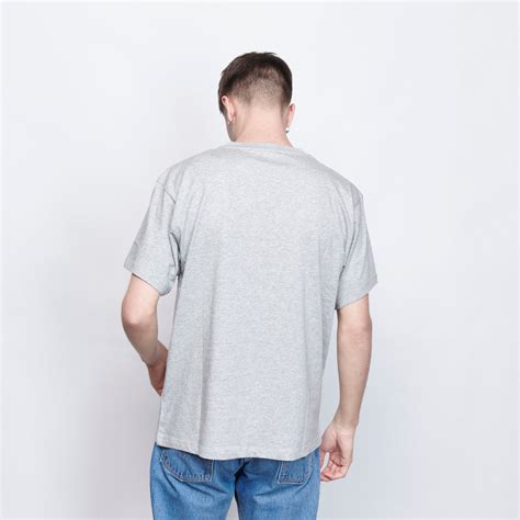 Rassvet Men Logo T Shirt Gray Melange Milk Store