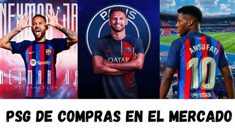 Neymar Se Ofrece Al Barca Psg Interesado Por Ansu Nuevo Fichaje Del