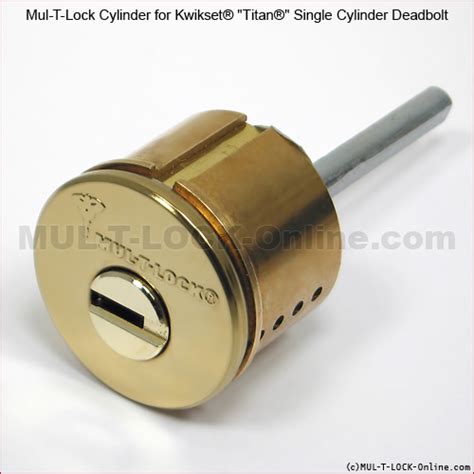 Mul T Lock Mtl600 Cylinder For Kwikset Titan Deadbolt Mul T Lock