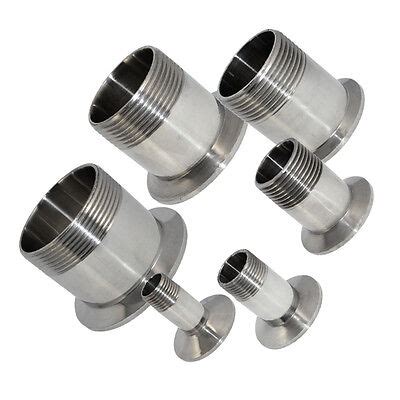 Dn Sanitary Male Threaded Ferrule Pipe Fitting Tri Clamp Type