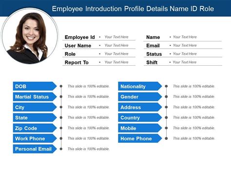 Fun Employee Profile Template