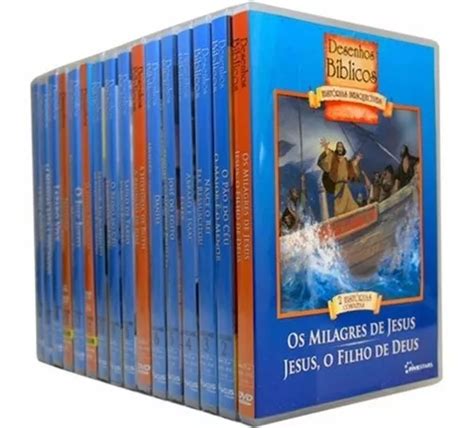 Desenhos Bíblicos Bíblia Em Desenhos Coleção 18 Dvds Entrega grátis