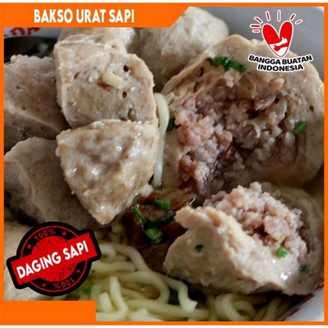 Jual BAKSO URAT SAPI ASLI HALAL NON PENGAWET HOME MADE BAKSO