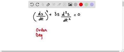 Solved Determine Order And Degree If Defined Of Differential Equations Given In Exercises 1 To