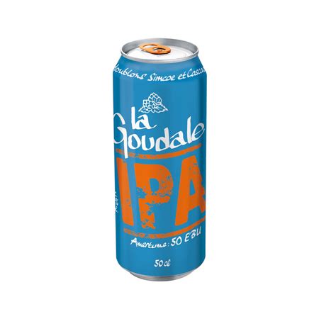 GOUDALE Bière blonde IPA 7 2 boîte 50cl pas cher à prix Auchan