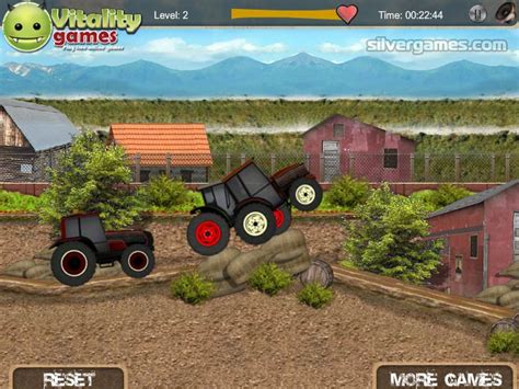 Tractor Farm Racing Play Online On Silvergames 🕹️