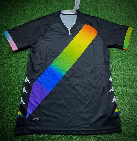 Camisa Vasco Da Gama Orgulho LGBTQIAPN 23 24 Torcedor Masculina